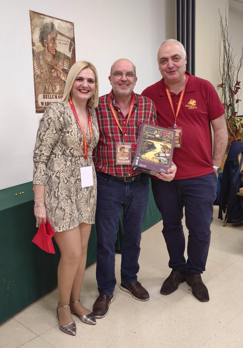 Velezwargamecon's tweet photo. Ganadores del sorteo celebrado este año en las Bellum Omnium. Juegos cedidos por @gmtgames. Gracias!!
#wargames #wargamecon #BellumOmnium #BellumOmnium26 #Convencionwargames #Simulacionhistorica #VelezMalaga #boardgame #Convencion https://t.co/a73OVf7FZi