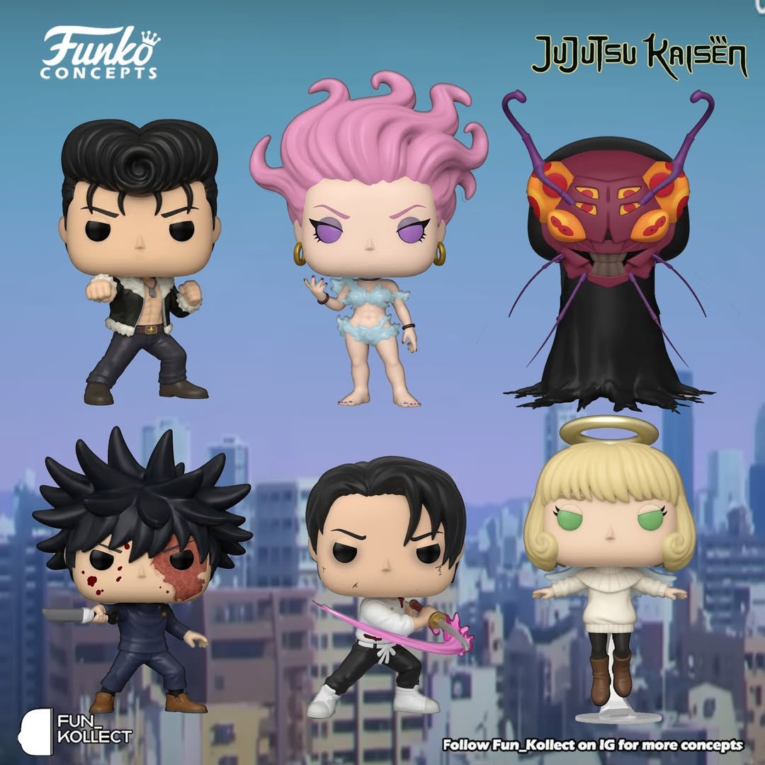 JonFunkos's tweet image. Jujutsu Kaisen Season 3 concepts by @fun_kollect (IG)! 

#Funko #JujutsuKaisen