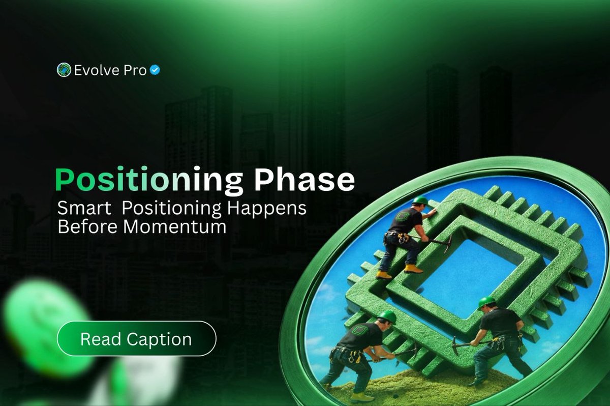 EvolveTKN's tweet image. 📈 “Positioning Phase”

The strongest opportunities rarely look exciting at first.

They look quiet. They look stable. They look like EVOP right now.

Smart positioning happens before momentum.

#EVOP #CryptoInvesting #DigitalAssets
