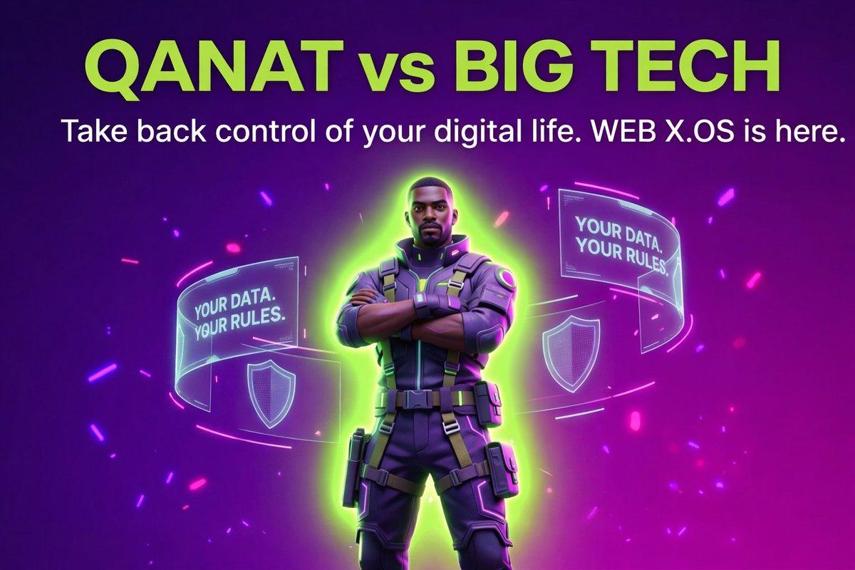 John_2nikes's tweet image. Always remember this, and keep at it

The central systems sees their self as a big tech, bringing about a new strategy to own and control user data

Qanat has a way of changing that, same tech but different layout 

A new decentralized way
@QANAT_IO #QANAT #WEB X.OS