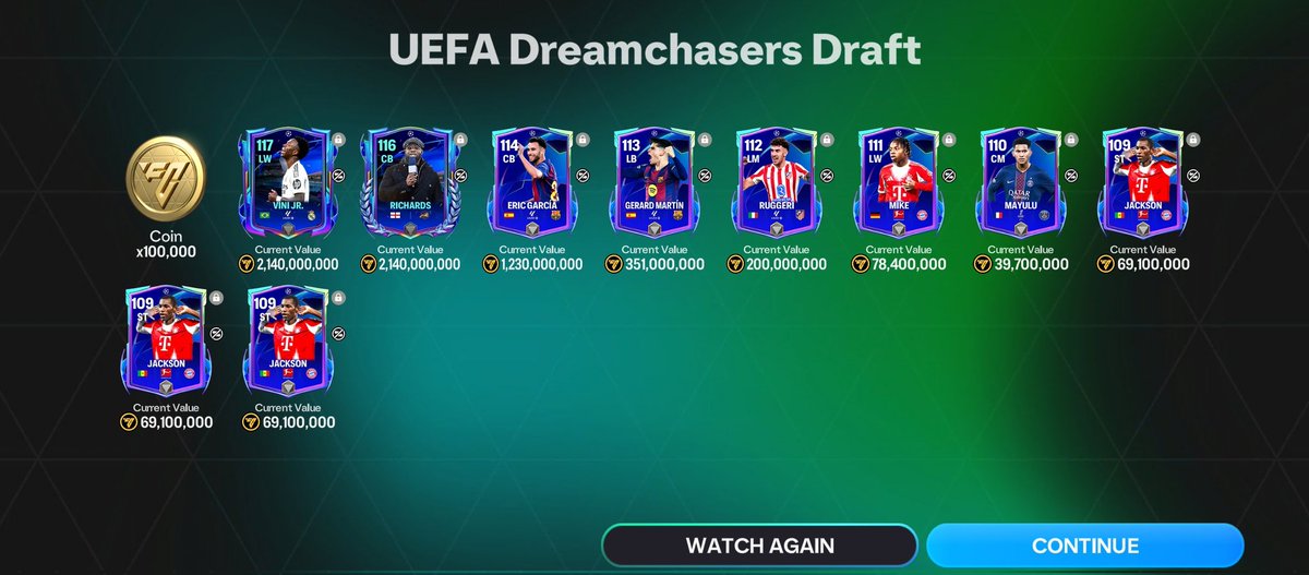 dezaub's tweet photo. @EAFCMobileForum 11 DRAFTS LEFT SO DIRECT OPEN 10 DRAFTS THEN THIS HAPPENED... https://t.co/pa7dkItZtn