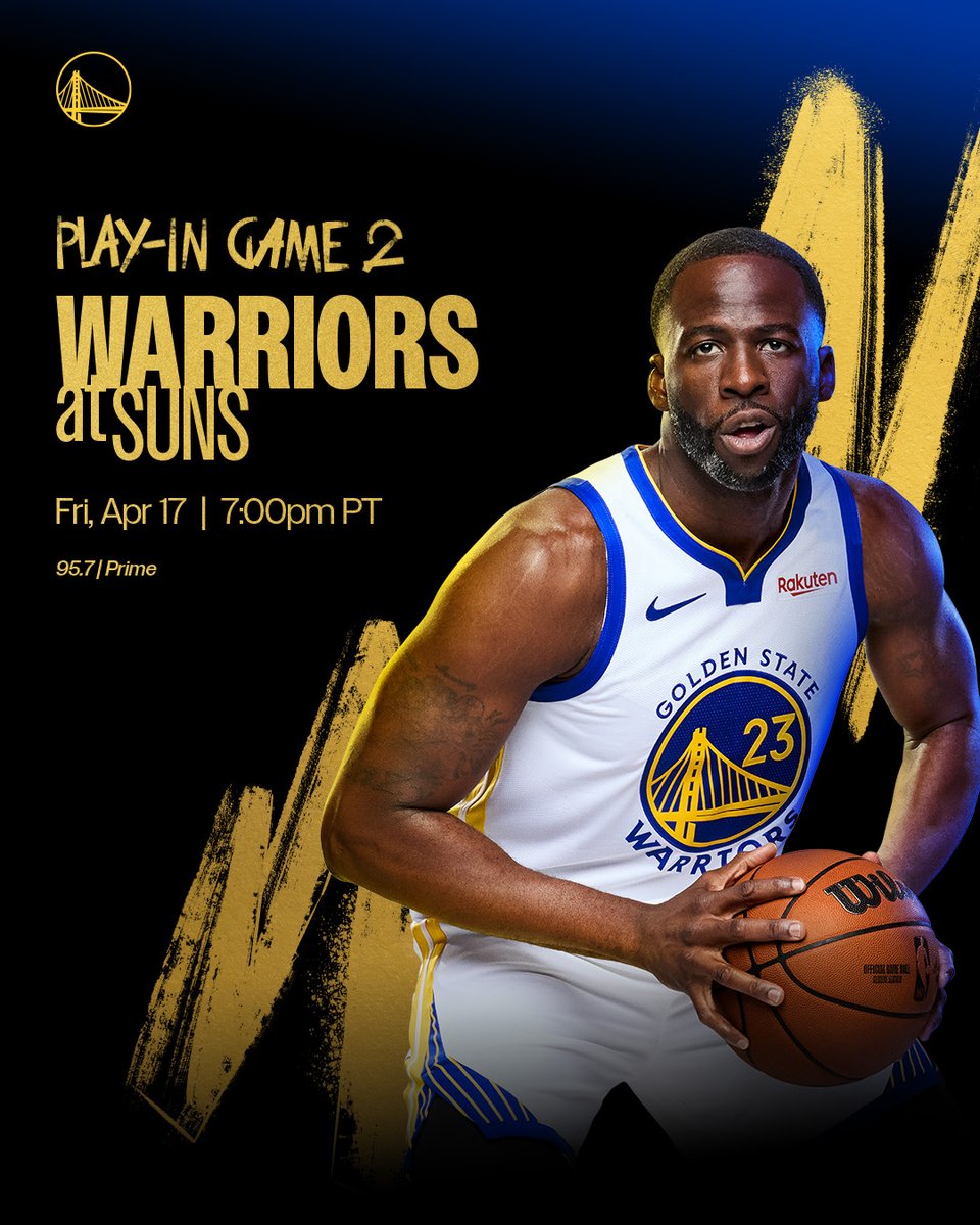 warriors's tweet photo. Another day. Another moment 😤

🏀 GSW @ PHX
🕖 7:00 pm PT
📺 @NBAonPrime
📻 @957thegame
📲 https://t.co/6BLvDT0Wyn

#DubNation https://t.co/P82hYnBEc1