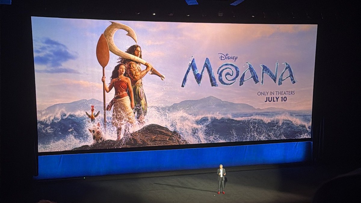 arath_drake5's tweet image. #CinemaCon | ¡Ahora sigue el turno del Live-Action de #Moana!

Recordemos que recientemente se estrenó su secuela animada (Moana 2).