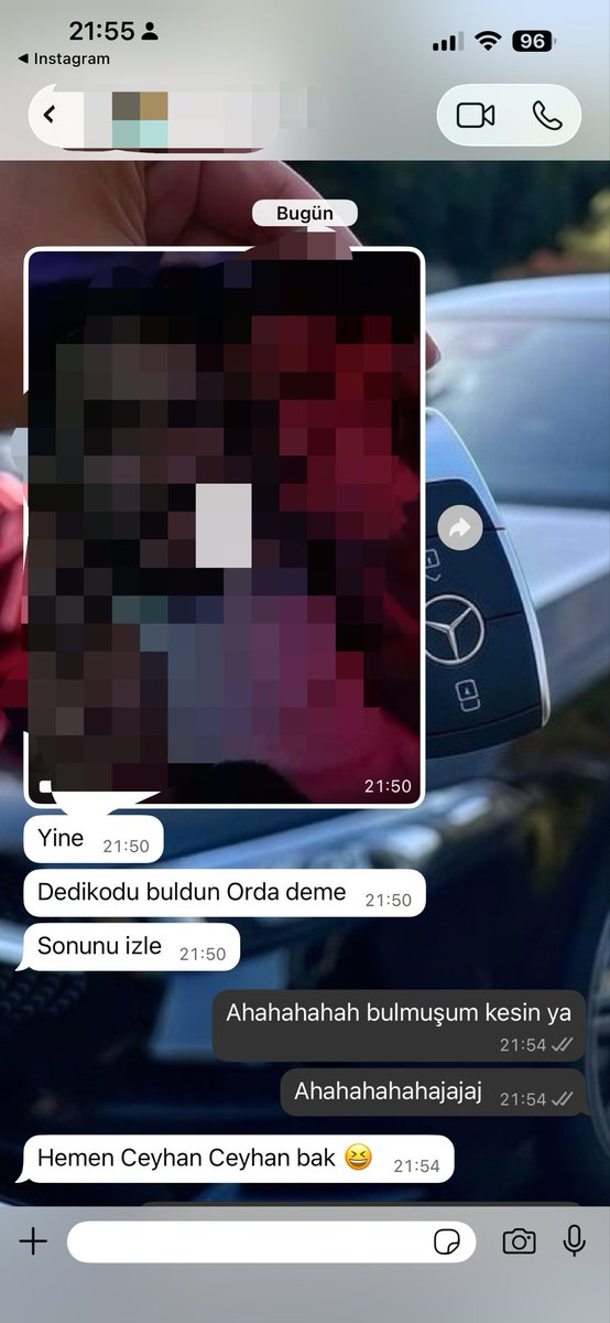 Her koşulda dedikodu yani ben..