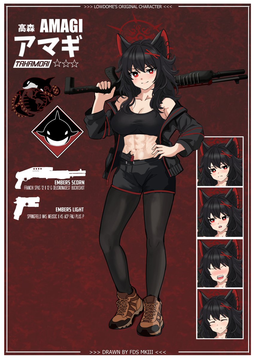 melissa_hv2's tweet photo. Thank you @coma556x39 for giving me the opportunity to draw your beloved OC, Takamori Amagi from Orca Platoon of OMS Universe based on Blue Archive.  

#fanfiction #originalcharacter #OMS #OrcaPlatoon #Takamoriamagi https://t.co/m781Dvx93w