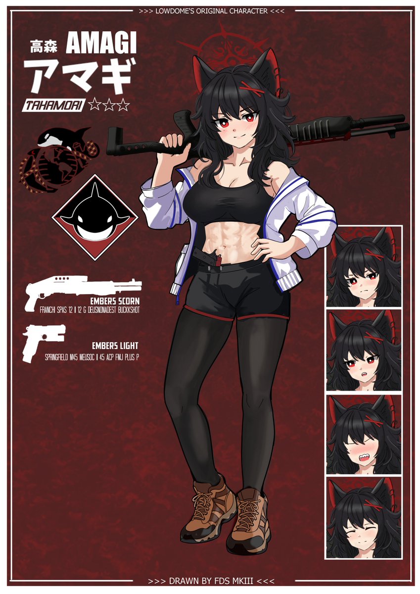 melissa_hv2's tweet photo. Thank you @coma556x39 for giving me the opportunity to draw your beloved OC, Takamori Amagi from Orca Platoon of OMS Universe based on Blue Archive.  

#fanfiction #originalcharacter #OMS #OrcaPlatoon #Takamoriamagi https://t.co/m781Dvx93w