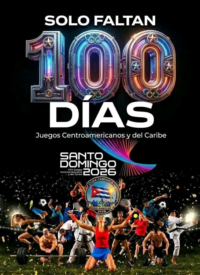 A solo cien días de los Juegos Centroamericanos y del Caribe, Santo Domingo 2026,otra página para la historia del deporte cubano,en medio de situaciones complejas nuestros atletas sabrán defender su bandera.
#DeporteLasTunas
#LasTunas
#DeportesParaTodos 
<a href="/InderCuba/">INDER</a>
