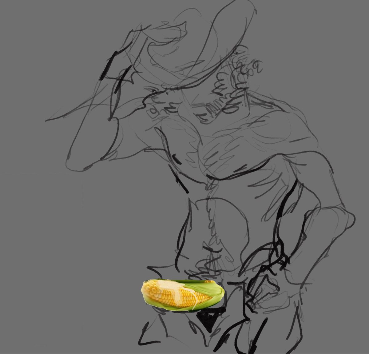 I think I’m craving some sweet corn (doodle) #kevinayuso #IdentiyV