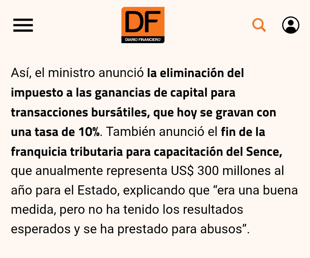 El gobierno pone fin a la franquicia Sence, y a cambio elimina los impuestos a los capitalistas de la bolsa. Están gobernando para ellos mismos.

#CadenaNacional