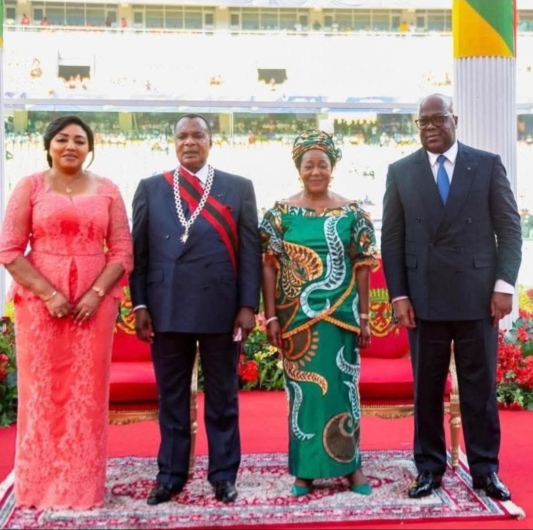 Enjeuxafricains's tweet photo. De gauche à droite : Denise, Denis, Antoinette et (Félix)-Antoine. Quand les deux #Congo s'entremêlent !
#Kinshasa #Brazza #DSN #Fatshi https://t.co/sqQgcSLb0a
