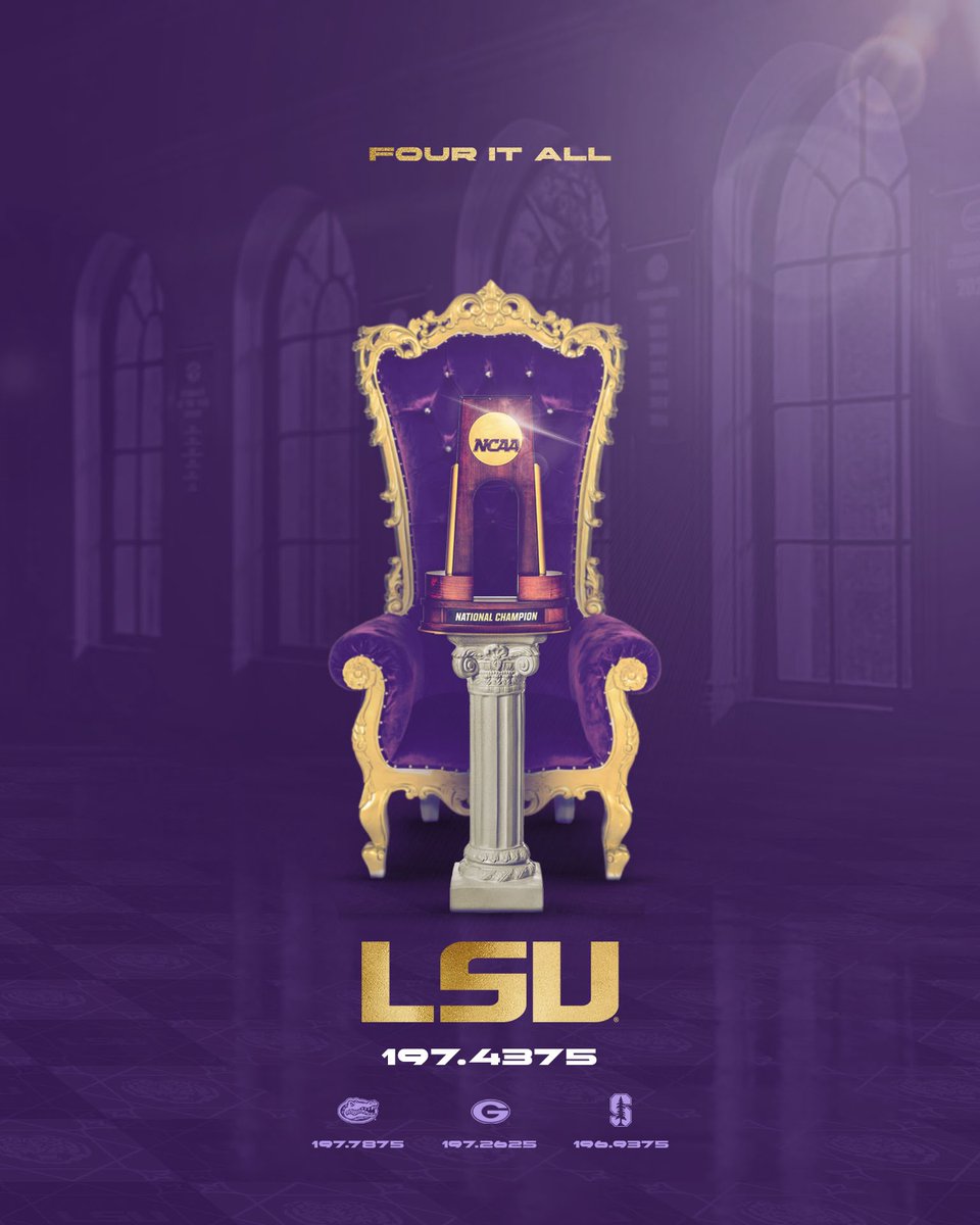 LSU Gymnastics tweet media