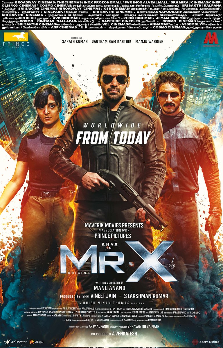 Ragunanthen_'s tweet image. #MrX Movie From Today 
(17-04-2026) Paper Ad
(#Coimbatore #CBE &amp;amp; #Chennai)

#MrXmovie @arya_offl @Gautham_Karthik @itsmanuanand
@dhibuofficial @tanvirmir @rajeevan69 @editor_prasanna @silvastunt @KkIndulal @utharamenon5 @Me_Divyanka  @paalpandicinema @Prince_Pictures