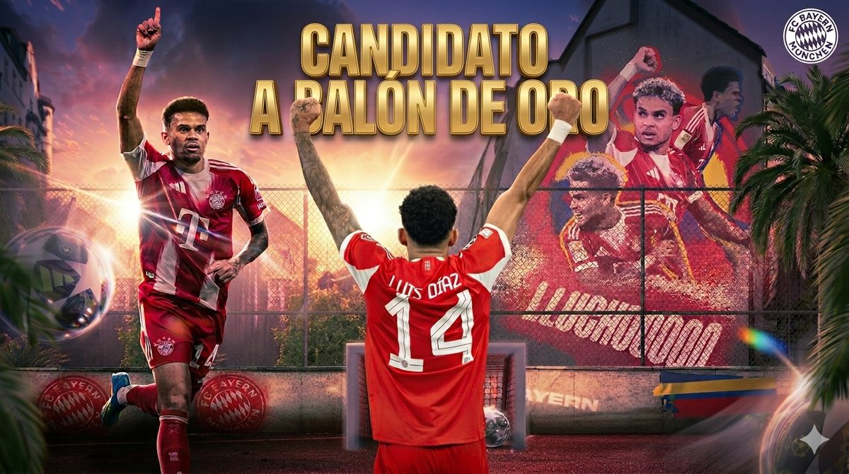 XaviRelator's tweet photo. Luis Díaz es candidato a Balón, su gran nivel en el Bayern Munich lo avala. ⬇️
https://t.co/5jCxiZoETM https://t.co/dFsKSRoOzq