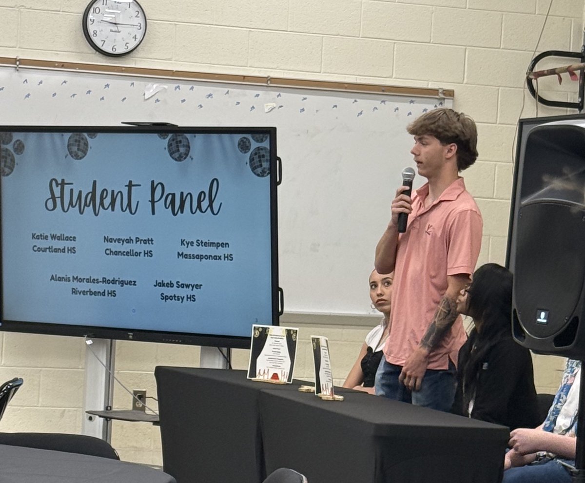 AllenHicks66AP's tweet photo. Enjoyed celebrating our partnerships and listening to our student panel @SpotsySchoolsHR @mitchemm13 @SpotsySchools @sef4education @Spotsyecondev https://t.co/lUPCScSxYD