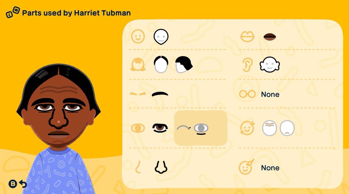 weed_smash's tweet photo. Harriet Tubman Mii tutorial in #LivingTheDream https://t.co/J0kYdAyiG9