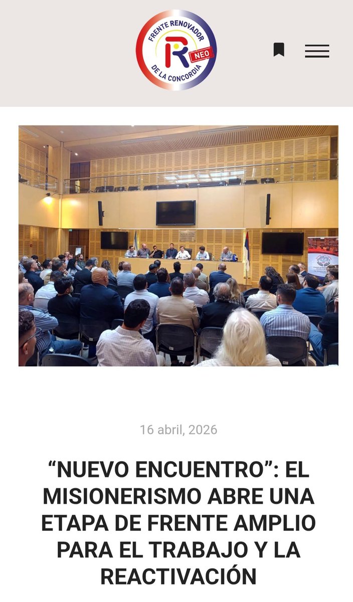 JCesino's tweet photo. *“Nuevo encuentro”: el misionerismo abre una etapa de frente amplio para el trabajo y la reactivación*

https://t.co/tLV6o6A8OL
@FRdelaConcordia https://t.co/ywk0L2y3lm
