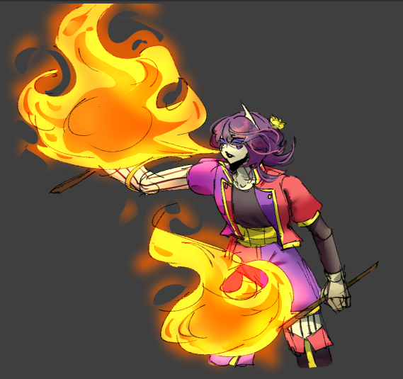 Pookie_rina's tweet image. just something about the fire-tricks🔥
#thefreakcircus  #tfcjester #tfcoc