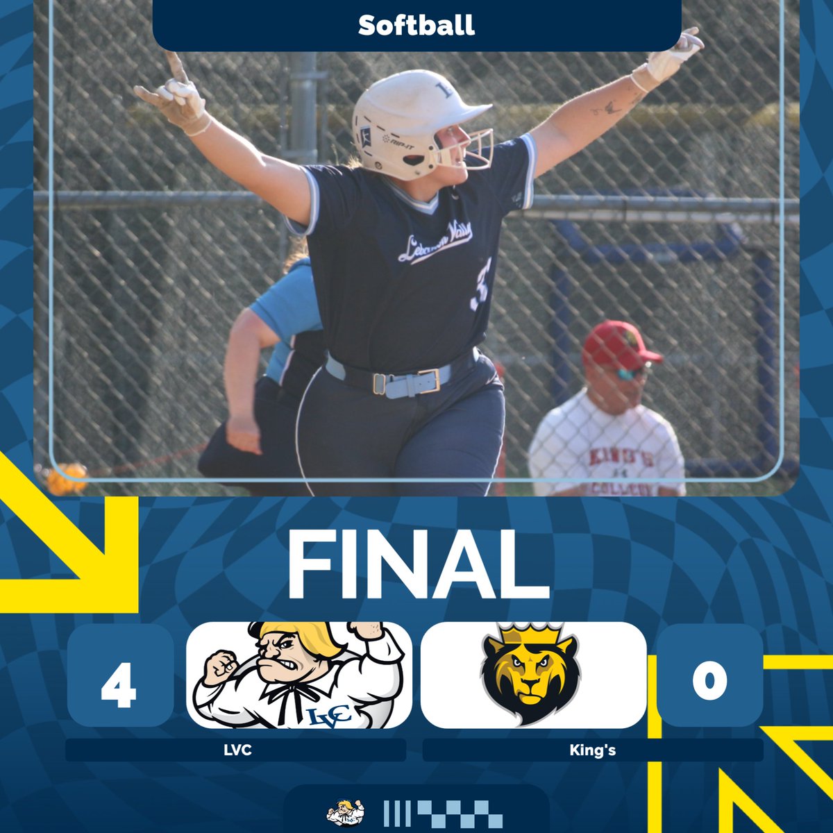 LVCathletics's tweet photo. 🥎✅CHAMPIONSHIP BOUND!

#lvcsb clinched a spot in the MAC Freedom Championship with a road sweep at King’s!🔥

💥Grube 4 H, 2 2B, 2 3B, 2 RBI, 2 R
🚀Heard 4 H, 3 RBI
💣Kratz 2 H, HR, 3 RBI, 2 R
⚡Gronback 3 H, 2 R, RBI

Recap: https://t.co/JlNAiCdrw9

#GoDutchmen https://t.co/yk12v8S4GH