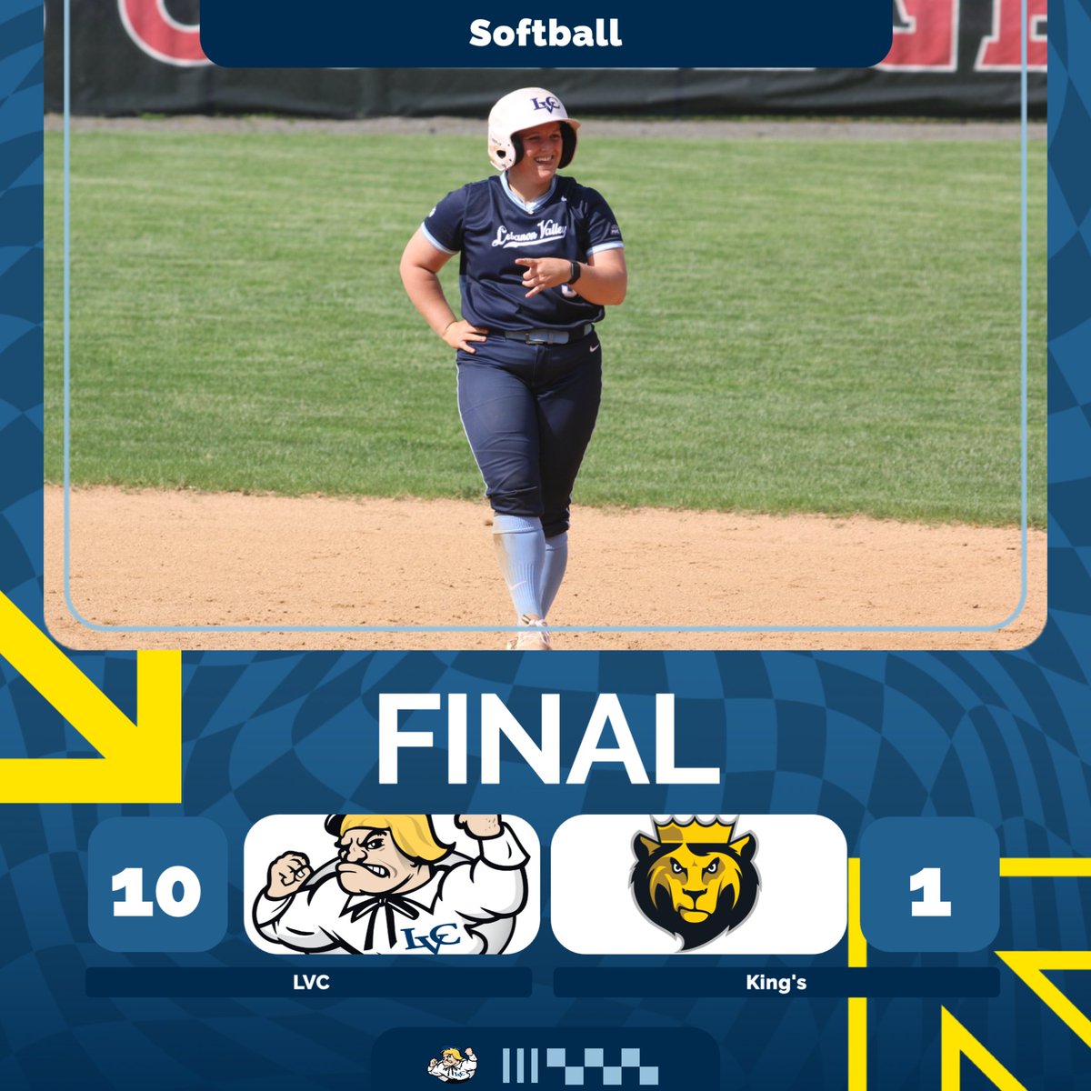 LVCathletics's tweet photo. 🥎✅CHAMPIONSHIP BOUND!

#lvcsb clinched a spot in the MAC Freedom Championship with a road sweep at King’s!🔥

💥Grube 4 H, 2 2B, 2 3B, 2 RBI, 2 R
🚀Heard 4 H, 3 RBI
💣Kratz 2 H, HR, 3 RBI, 2 R
⚡Gronback 3 H, 2 R, RBI

Recap: https://t.co/JlNAiCdrw9

#GoDutchmen https://t.co/yk12v8S4GH