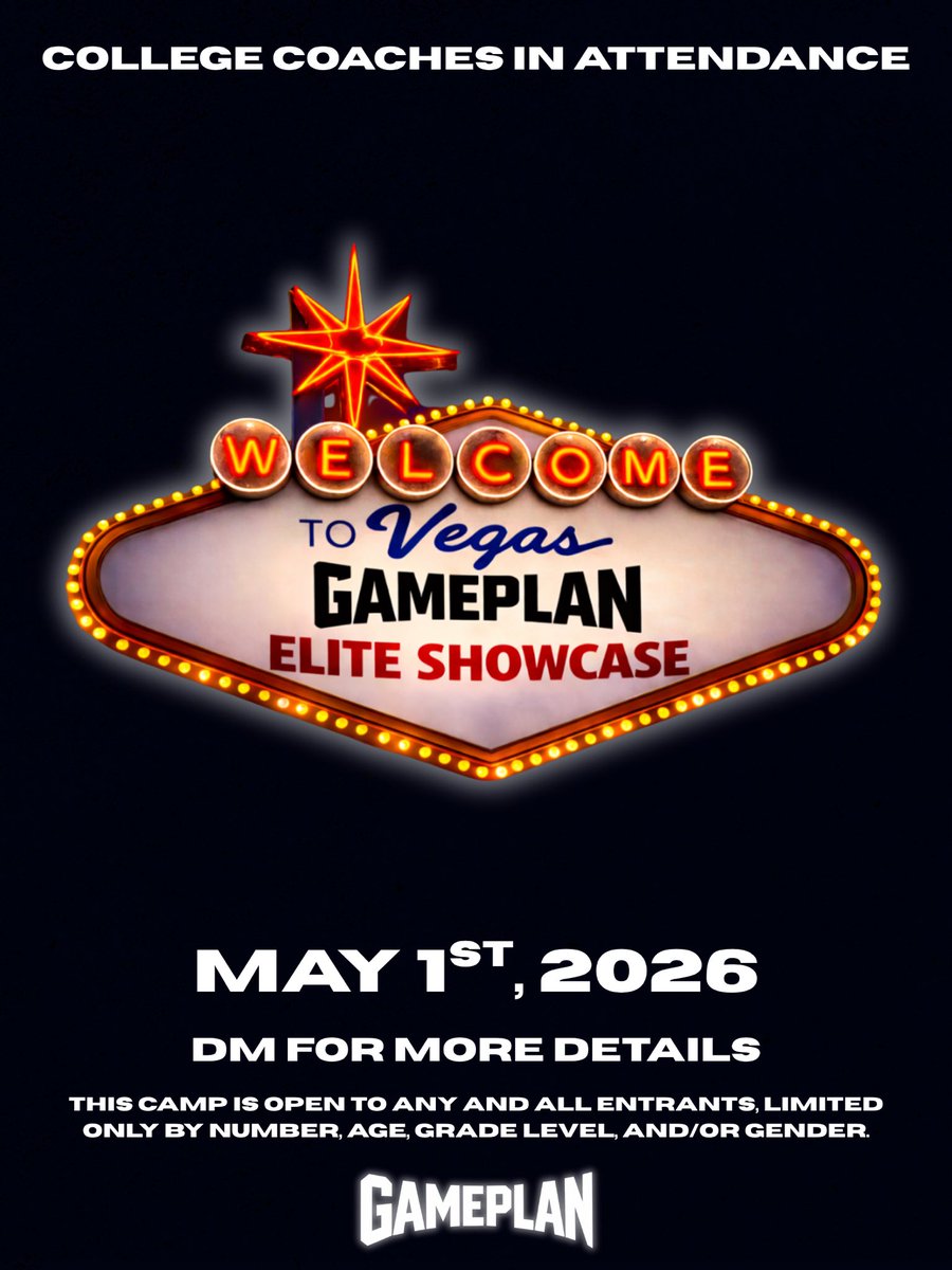 GP_Recruiting's tweet image. VEGAS ELITE 🔥🔥🔥

May 1st 

DM FOR MORE DETAILS