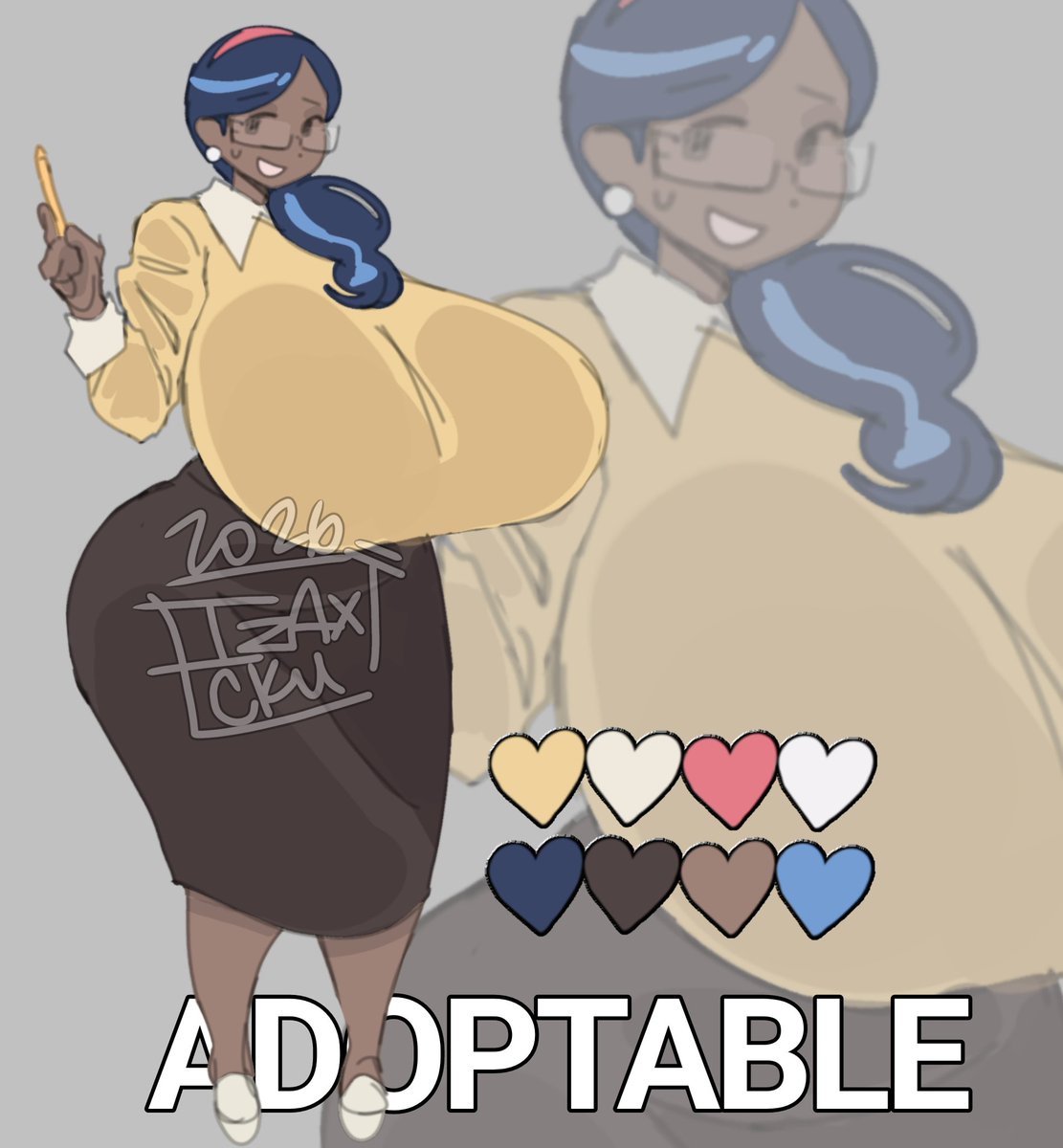 Izaxcku's tweet photo. Teacher adoptable available https://t.co/0O1d6alBqv