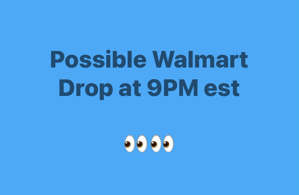 🚨 Be ready guys! 🚨

👀👀

If Walmart flips the switch. It’ll be at 9PM ⏱️
✅EARLY LINKS ✅

mavely.app.link/3MmzEdo4m2b
mavely.app.link/tAYNern4m2b
mavely.app.link/SUYKtqm4m2b
mavely.app.link/BXjcQYk4m2b

Will keep you guys posted as we get closer to 9pm 🫡

#Pokemon #pokemoncommunity