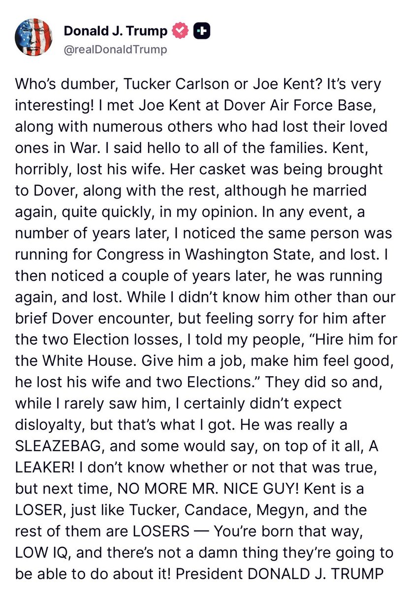 I’ll never get used to the president being a petty, whiny little bitch