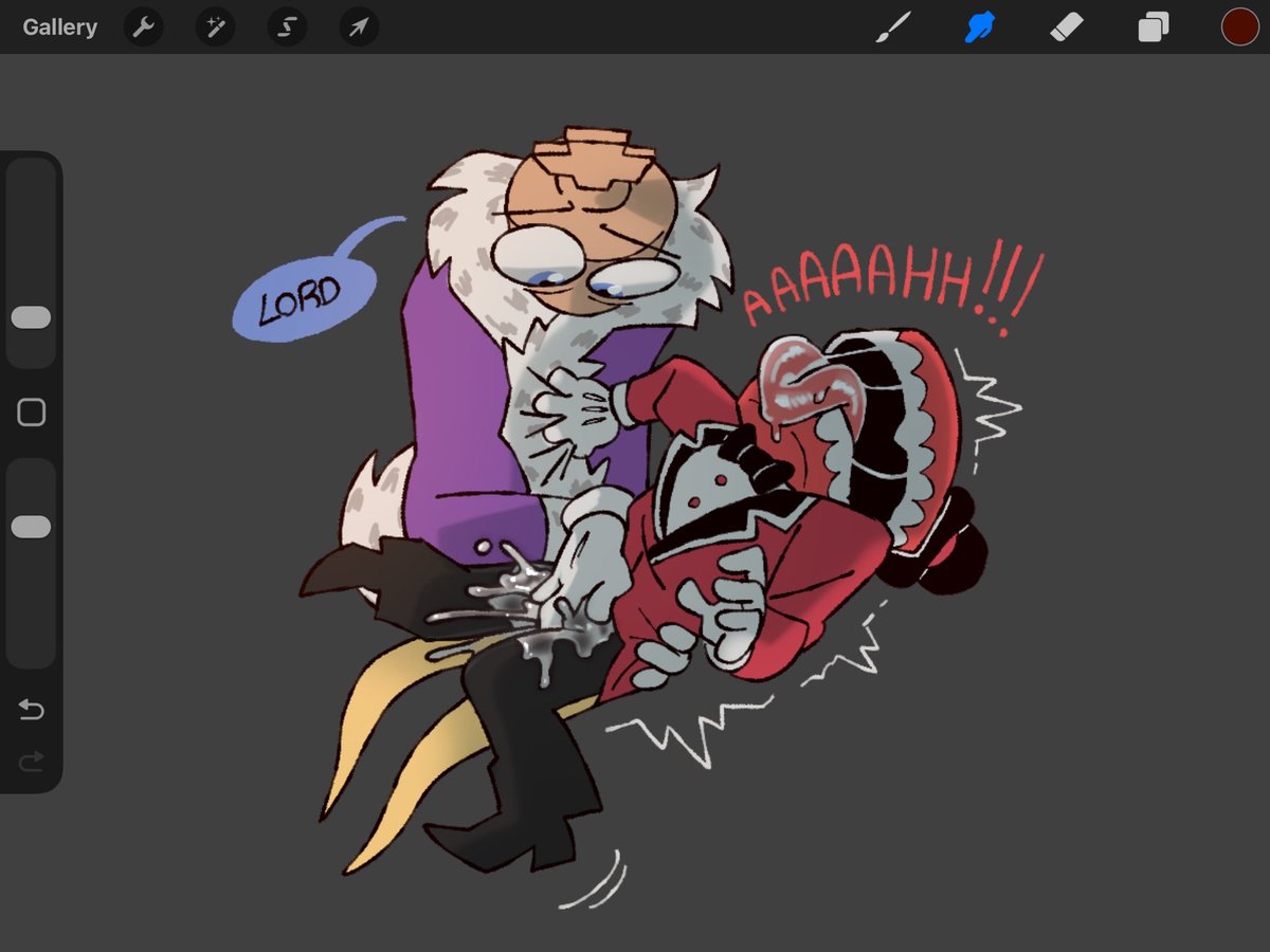 I'm not fucking with this drawing tbh. I will call this, "royalteeth attempt 1." I know I can do better.

// #TADCNSFW