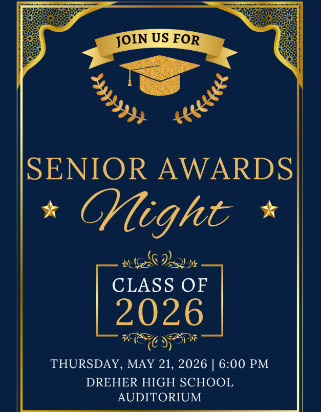 DreherBlueDevil's tweet photo. 2/2

Seniors should wear dressy attire (dress, suit, or nice shirt and pants) for the ceremony.  Students will receive honor cords and awards at the ceremony, and the winners of the Dreher Foundation scholarships will be announced. https://t.co/she48aSTjD