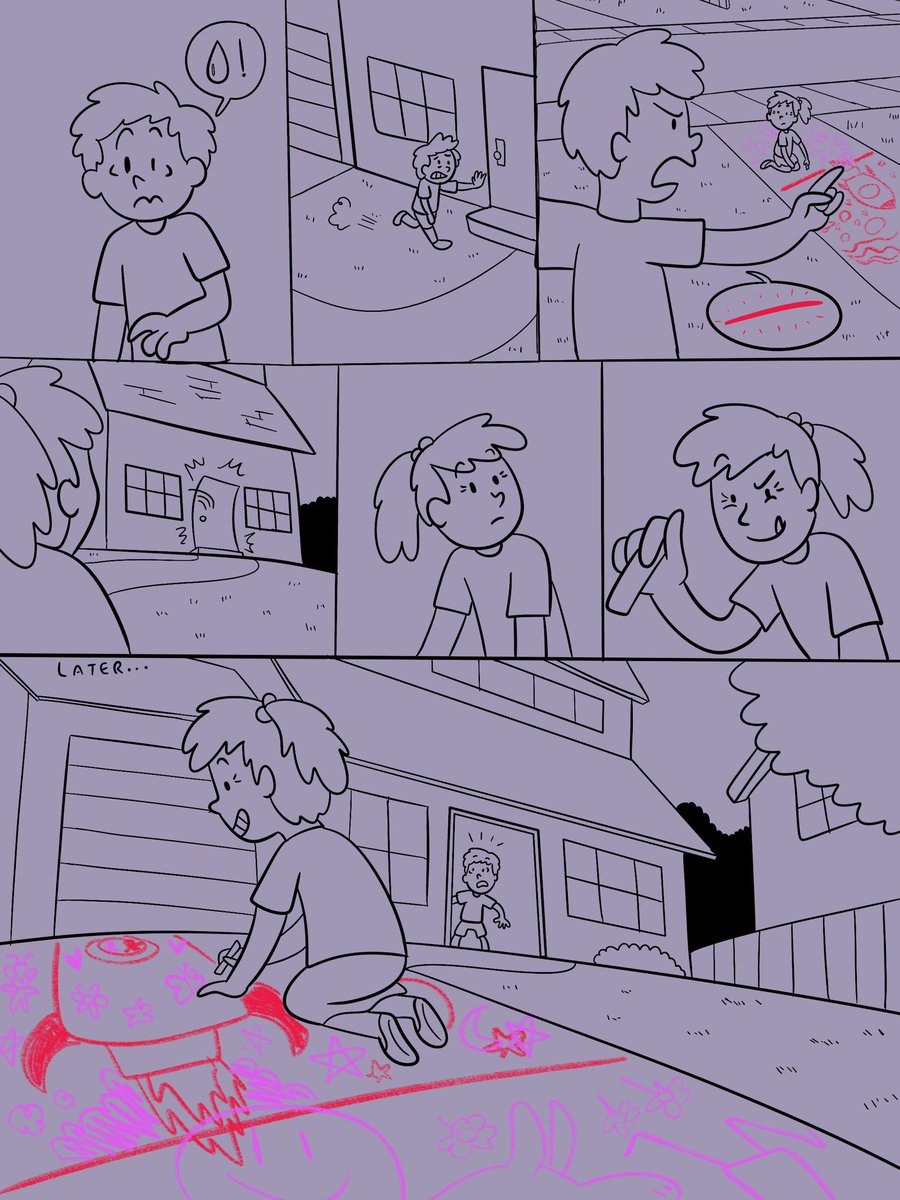 JoshToons25's tweet image. This pavement ain’t big enough for two of them. (1/2)
#comic #digitalillustration #webtoon #webcomic #digitalart