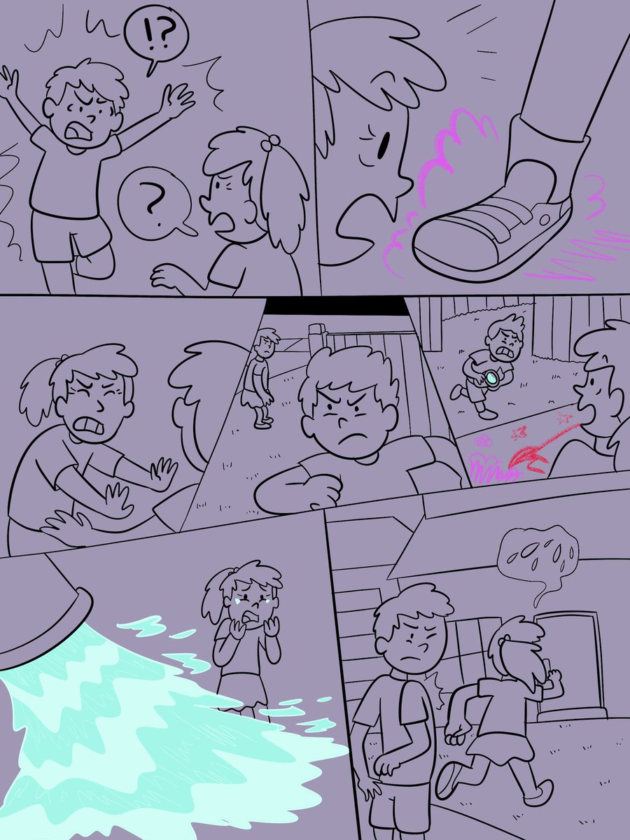 JoshToons25's tweet image. This pavement ain’t big enough for two of them. (1/2)
#comic #digitalillustration #webtoon #webcomic #digitalart