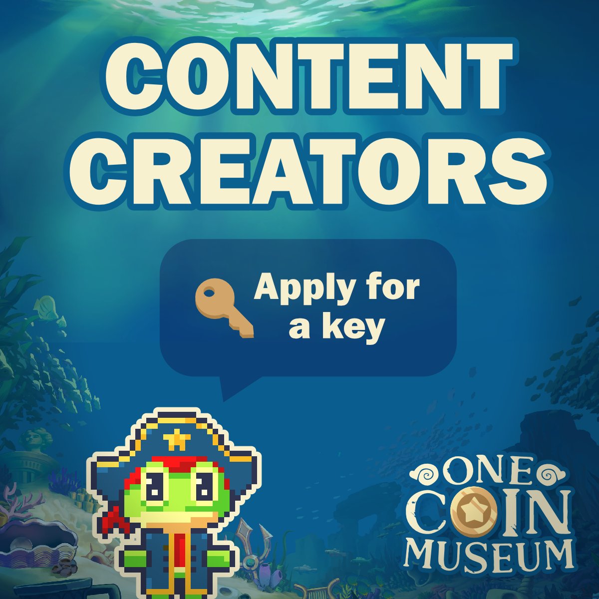 Hey Cozy Content Creators! ✨🌊

I’ve just launched the Steam page for One Coin Museum!

If you’d like to receive the PR kit for the upcoming demo and request a Steam key, feel free to fill out the form in the comment below⬇️

Thank you so much for your support! 💚🐸

#cozygame