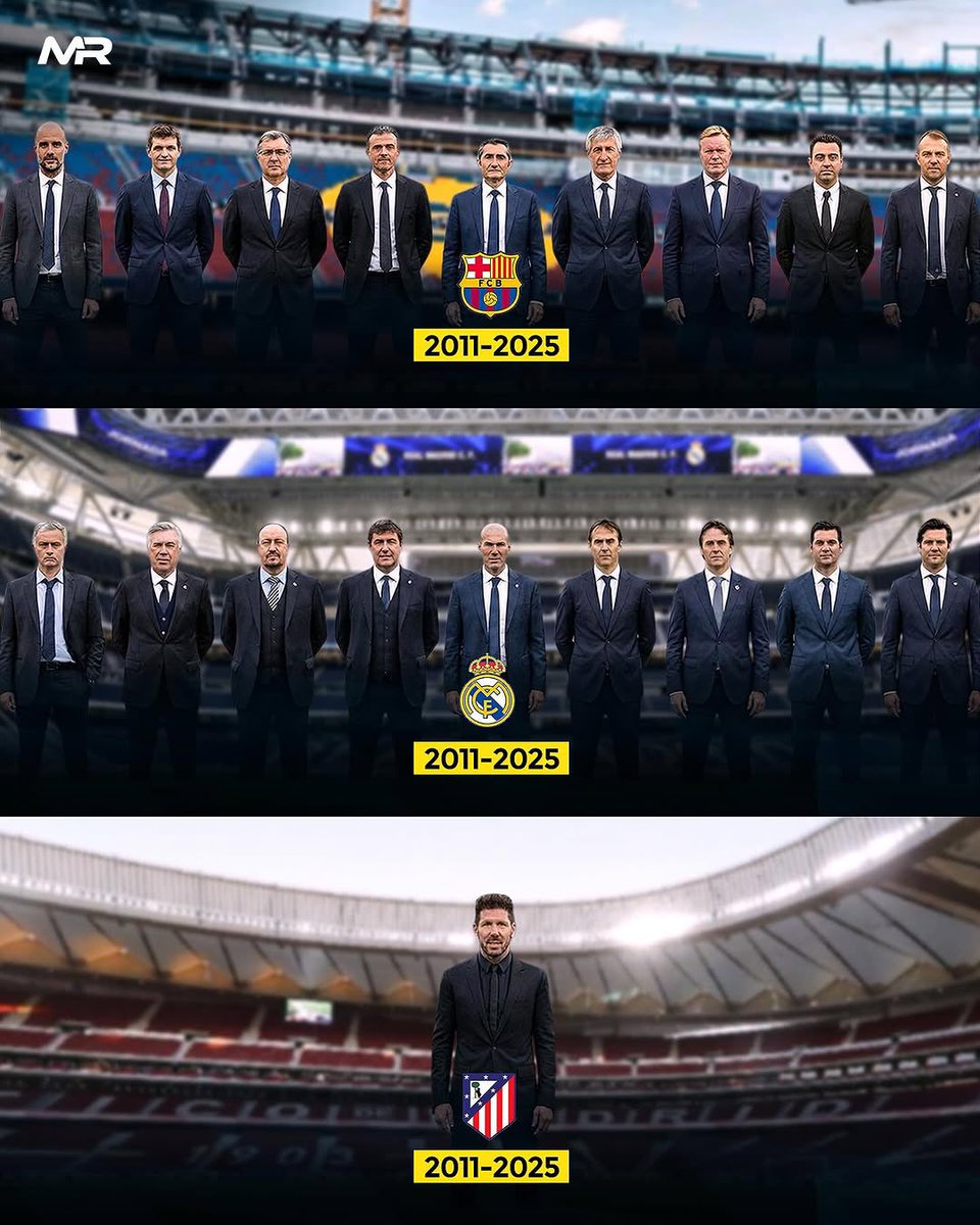 uwimaclarisse's tweet image. Atletico Madrid izi ibyo ishaka kbsaa! 

ATM with Diego Simeone for 14 years now while Real Madrid &amp;amp; Barcelona keep changing managers like wrappers.

Kudos #ATM