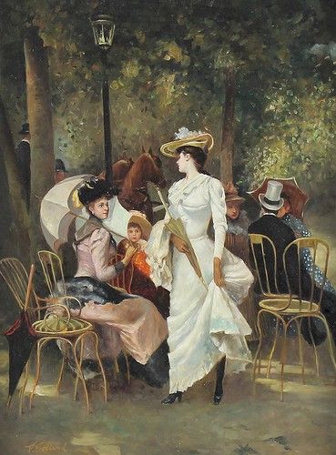 IsabelVasques7's tweet photo. 🎨Fritz Friedrichs (1882-1928)"In the Café"1910 https://t.co/bRrcWjh8rO