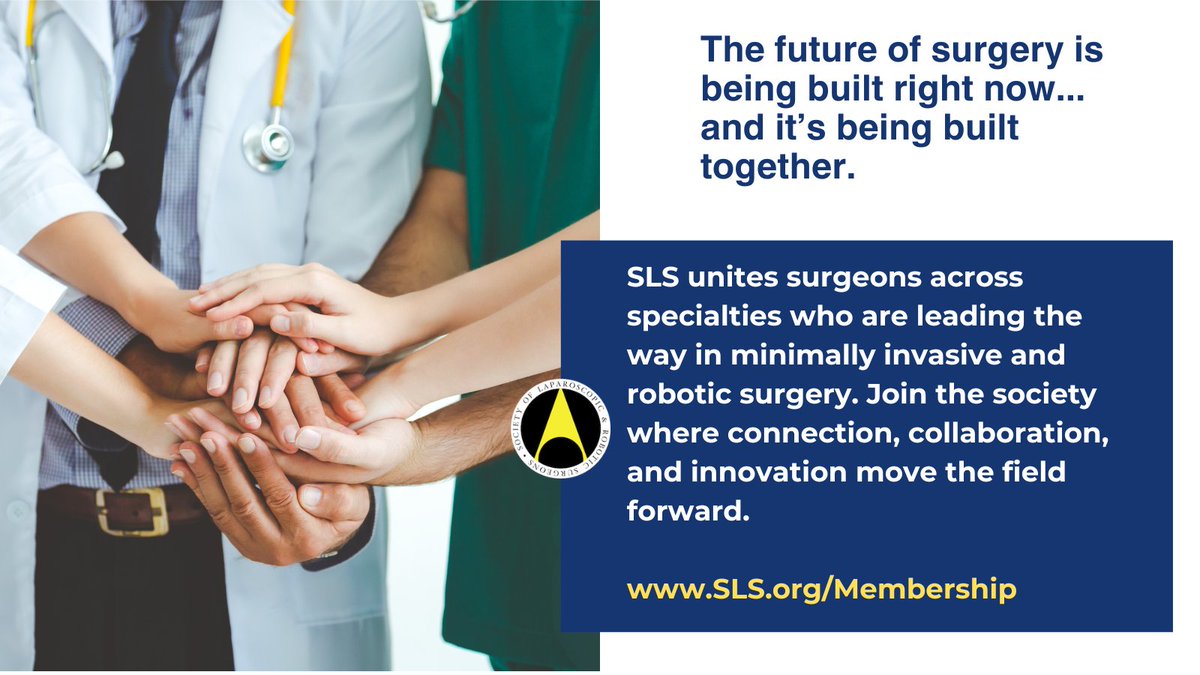 Society of Laparoscopic & Robotic Surgery (SLS) tweet media