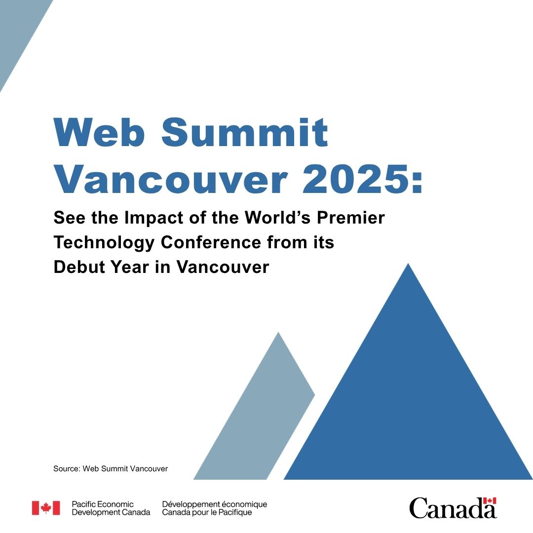 PacifiCanEN's tweet image. [1/2] 🗓️ Mark your calendars: @WebSummit 2026 is back in @CityofVancouver May 11-14!
As we gear up for this top tech event, we’re highlighting the impact of #WebSummit 2025, debuting in Vancouver with a record-breaking 1,108 startups from 117 countries!
➡️ ow.ly/oHoj50YIVNF