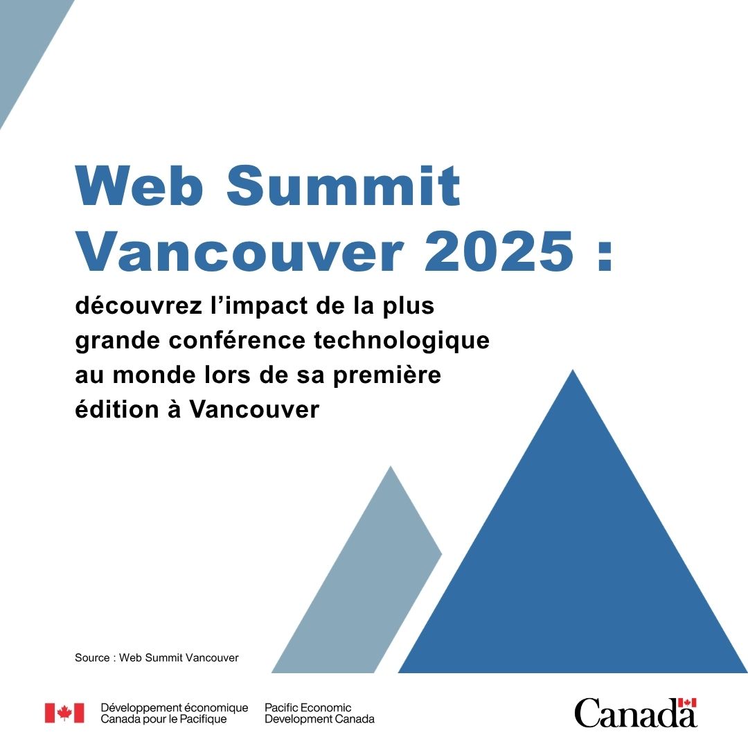 PacifiCanFR's tweet image. [1/2] 🗓️ À venir : le @WebSummit 2026 revient à @CityofVancouver du 11 au 14 mai! 
En attendant, nous soulignons l’impact du #WebSummit 2025, qui a fait ses débuts à Vancouver avec un nombre record de 1 108 jeunes entreprises de 117 pays!

➡️ ow.ly/j1iF50YIVOb