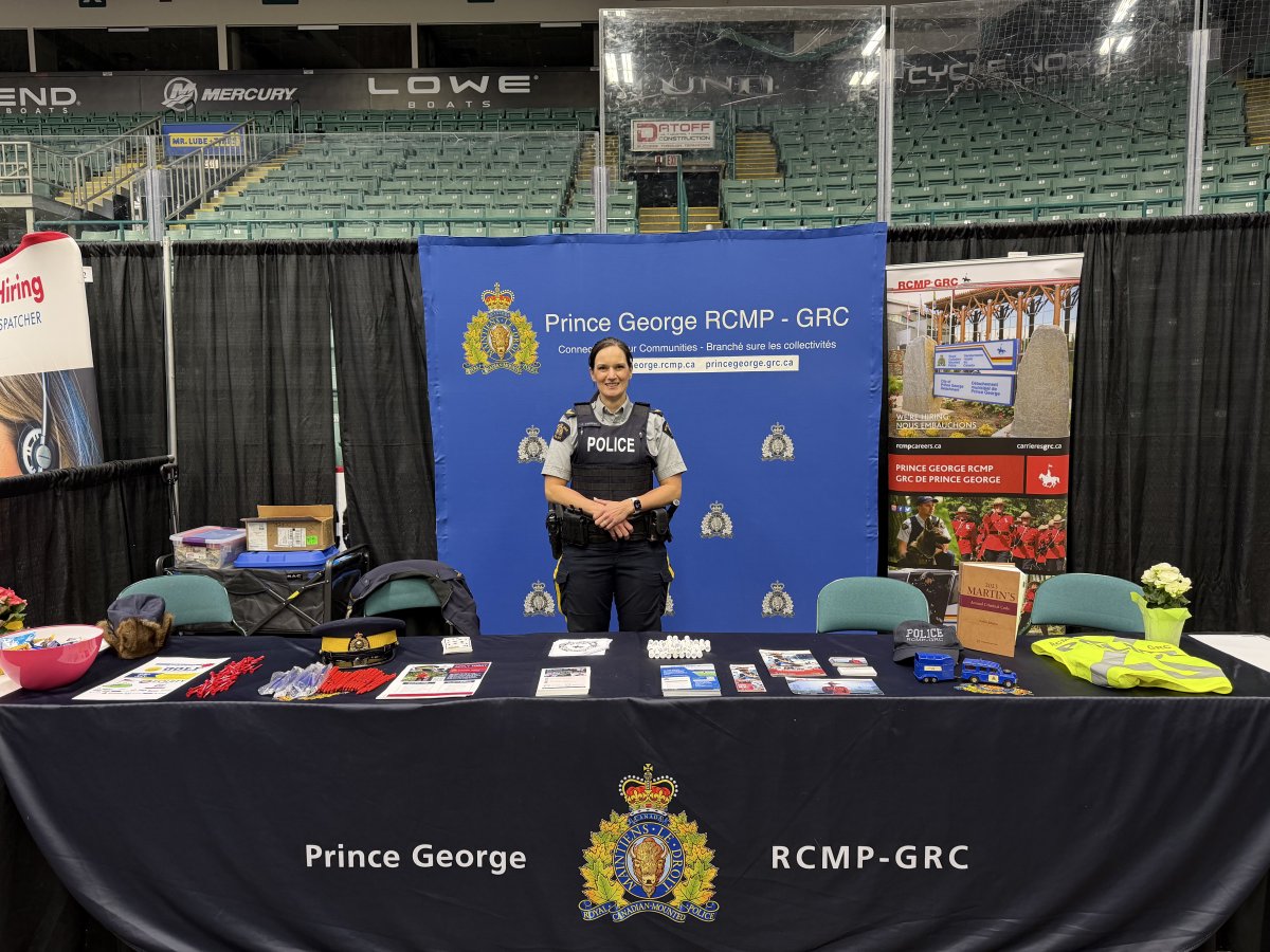 PG_RCMP's tweet image. Hey Prince George! Come say hello and meet our recruiters at the CN Centre today:

⏰When:
April 16, 2026 at 11 am

#PrinceGeorge #WeReHiring #JoinUs #CareerNoWhereNearOrdinary