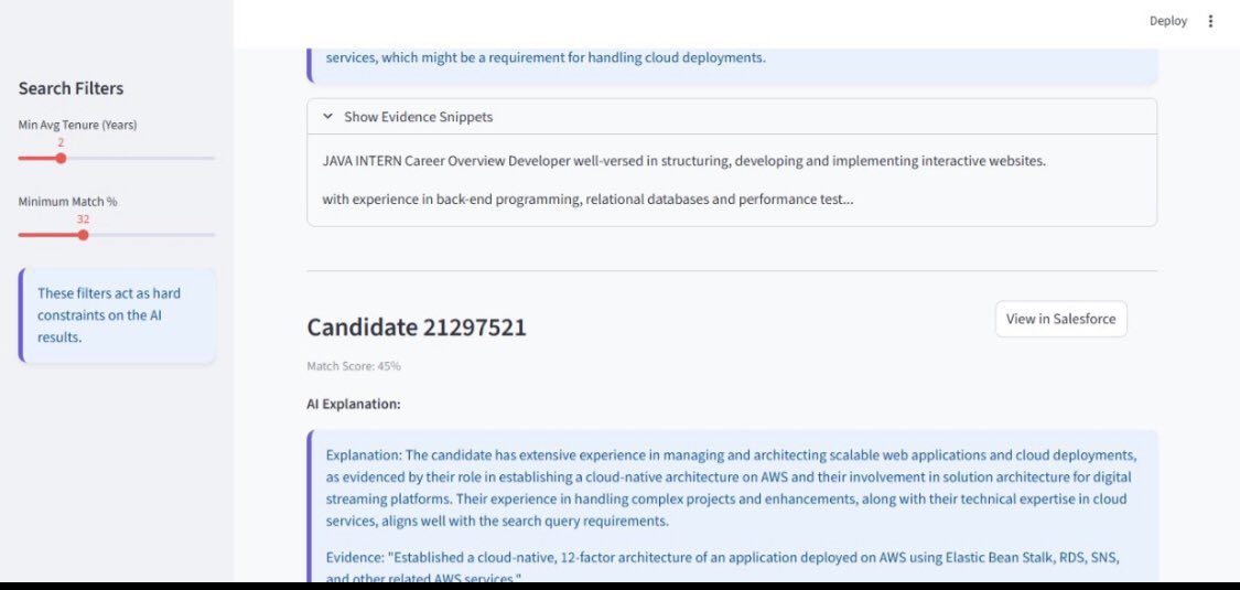 techcori's tweet photo. Recruiters spend hours reading resumes.
Searching. Filtering. Comparing. Repeating.
That’s not recruiting. That’s data entry. 
RecruitaAI pulls resumes from Salesforce, embeds them, and lets you ask questions in plain English.
“Who has 5+ years in Python and worked in fintech?” https://t.co/mk1Gtc8KDv