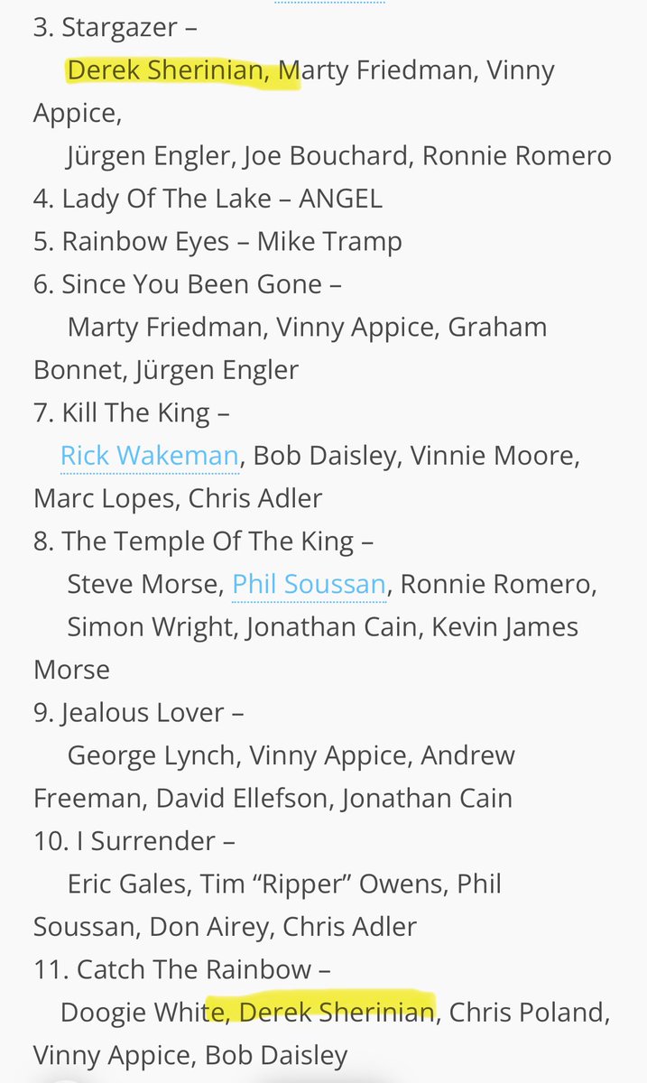 DerekSherinian's tweet image. オールスターによるレインボー・トリビュート・アルバム『Ride The Rainbow』が、6月19日にCleopatra Recordsよりリリースされます。私は2曲に参加しています。 All Star Rainbow tribute album “Ride The Rainbow” coming out on June 19 on Cleopatra Records. I am on two tracks. @CleopatraRecord