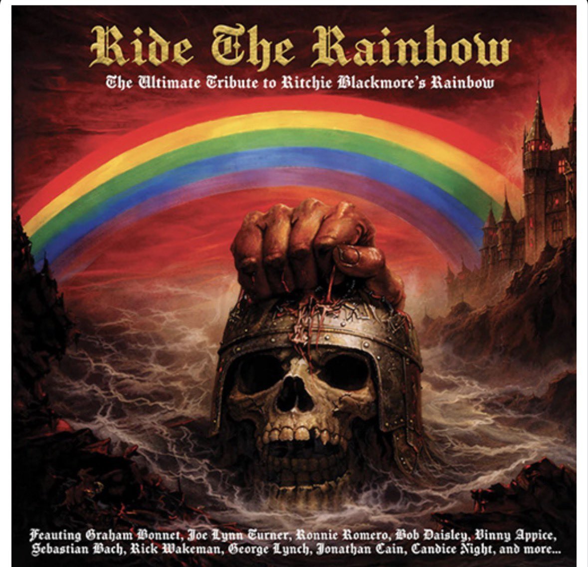 DerekSherinian's tweet image. オールスターによるレインボー・トリビュート・アルバム『Ride The Rainbow』が、6月19日にCleopatra Recordsよりリリースされます。私は2曲に参加しています。 All Star Rainbow tribute album “Ride The Rainbow” coming out on June 19 on Cleopatra Records. I am on two tracks. @CleopatraRecord