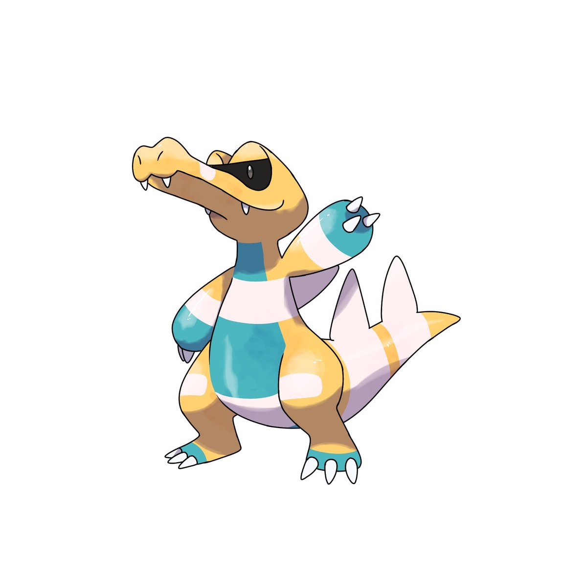 Unovabang's tweet image. Water/Dark Krookodile line for my fangame
artworks made by @Red_brb 

Discord: discord.gg/unovabang
#fakemon #pokemon