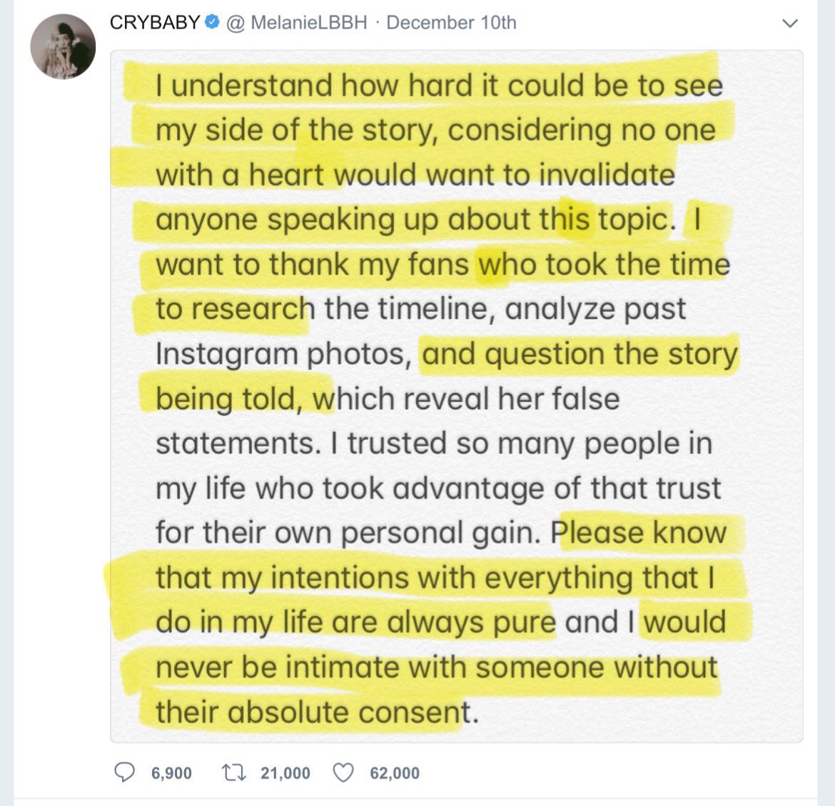 <a href="/core_soft68146/">VⒶN🏴🚩</a> Elle a déjà nié à trois reprises les accusations de viol, et s’il te plaît, montre des preuves concrètes de corruption de mineurs, parce que ça n’est jamais arrivé et cela montre simplement que tu essaies de diffuser de la désinformation en ligne.