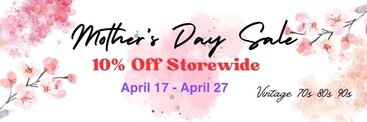 stylebychrist's tweet image. etsy.me/4fDvIxR via @Etsy 

Mother's Day Sale 
10% Off Storewide
April 17 - Aprl 27

#coach #derekalexander #fossil #rebeccaminkoff #salvatoreferragamo #stuartweitzman
