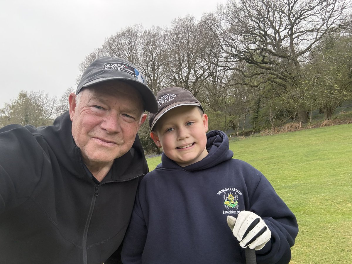 bagshaw2112's tweet image. Just had a lovely 9 holes of #golf with grandson Ethan. Some good golf but the good stuff was seeing loads of Deer and some beautiful Bluebells. We had a great chat on the way round the course . #bonding #memories @ClubWrekin