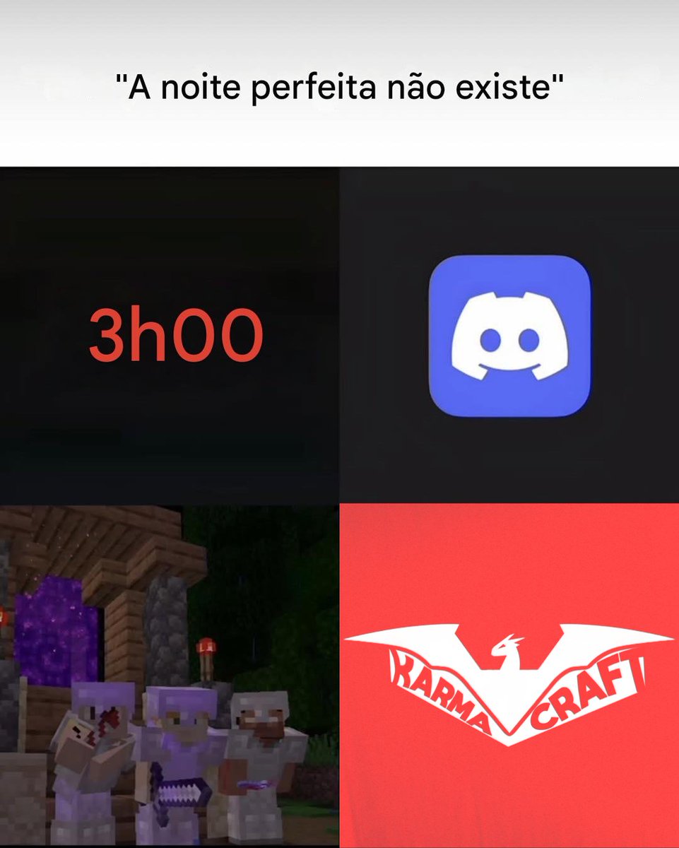 Karma Minecraft tweet media