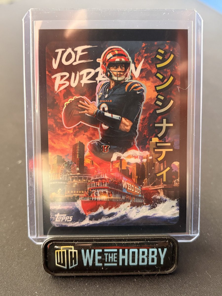 WeTheHobby's tweet image. Joe Burrow Kaiju✅ Pulled by WeTheHobby💪 

#nflcards #joeburrow #toppschrome #whodoyoucollect #sportscards #cardpull