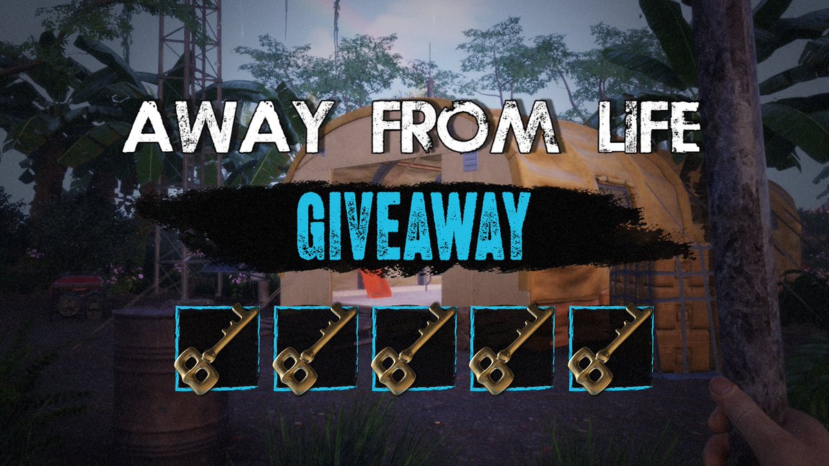 GIVEAWAY 🎁🏝️

My survival game, Away From Life, releases in 6 DAYS. And I'm giving away 5 STEAM KEYS to celebrate this milestone with all of you.

To enter:
✅ Follow <a href="/awayfromlife_/">Away From Life</a>
❤️ Like
🔁 RT
💬 Reply with your favorite survival game.

I will announce 5 winners on April 22!