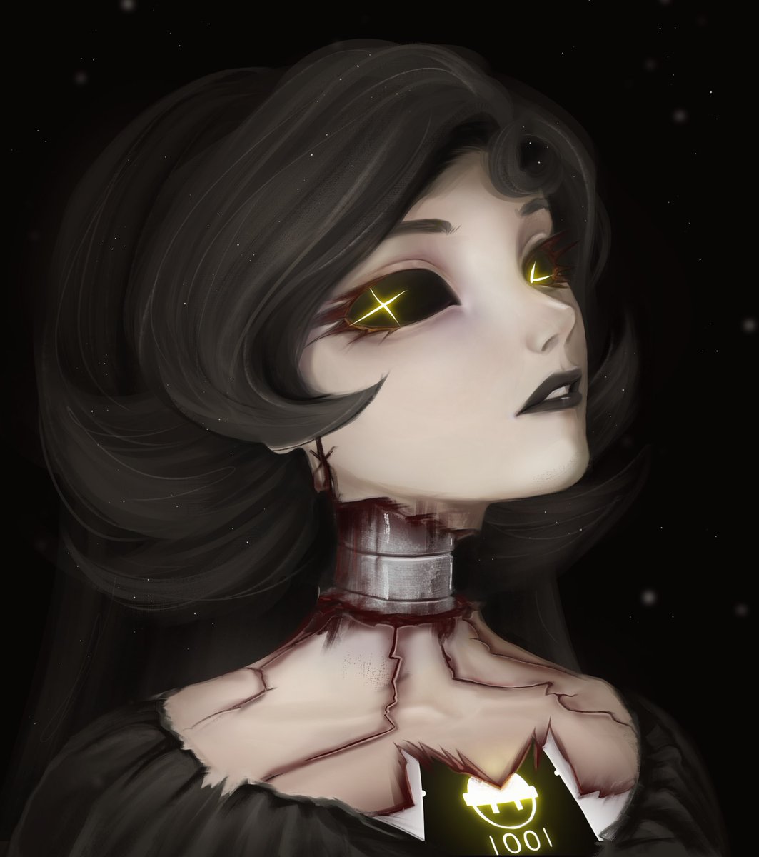 EvanMoon21's tweet photo. The dead woman's week 
#Cyn #murderdrones #art https://t.co/uefHA3ltes