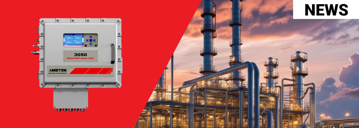 AMETEKPI's tweet image. 📰We have news!
Introducing two new additions to our next-generation line of quartz crystal microbalance (QCM) moisture analyzers - the 3050-SLR and 3050-DO. 
Read the full press release here ➡️ ow.ly/1O4B50YKxrg
#ametek #pressrelease #moisture #qcm